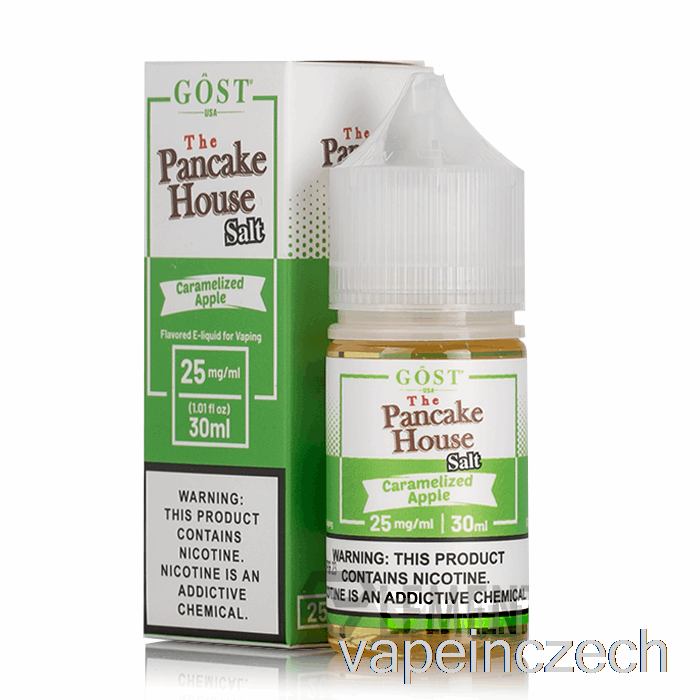 Karamelizované Jablečné Soli - Palačinkárna - Gost Vapor - 30ml 50mg Vape Pero